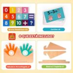 Brinquedo Educativo de Matemática para Crianças 2 a 7 Anos - brinquedo infantil Kinderland Toys