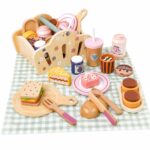 Kit Piquenique Infantil de Madeira Brinquedo Educativo - brinquedo infantil Kinderland Toys