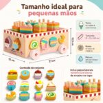 Ônibus de Atividades Doceria de Madeira - brinquedo infantil Kinderland Toys