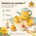 Brinquedos Educativos Cafeteira Infantil e Caixa Registradora Kit Cozinha Menina - brinquedo infantil Kinderland Toys